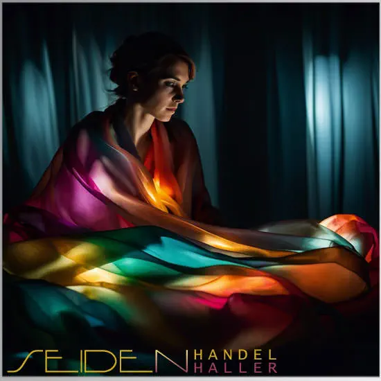 Herstellung von Seidenschals